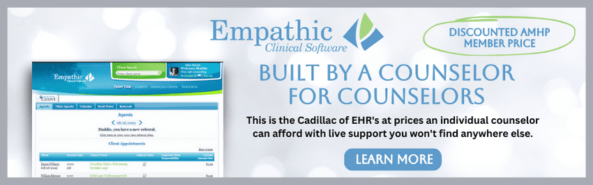 Empathic EHR and the Association for Mental Health Professionals